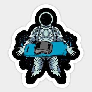 Onewheel Astronaut Sticker